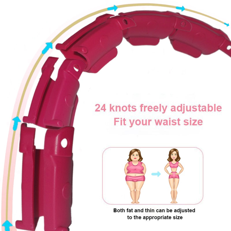 Adjustable Sport Hoops: Waist Exercise & Weight Loss - Gym & Home Fitness Equipment