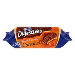 McVitie's Milk Chocolate Digestive Biscuits the Caramel One 250g