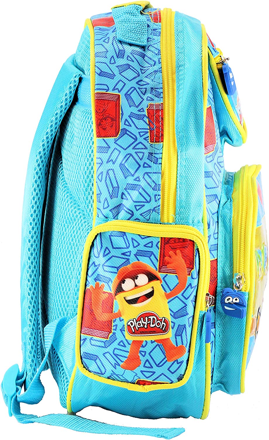 Play-Doh Junior Deluxe Padded School Bag / Backpack with 3 zipped pockets & bottle sleeve