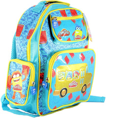 Play-Doh Junior Deluxe Padded School Bag / Backpack with 3 zipped pockets & bottle sleeve