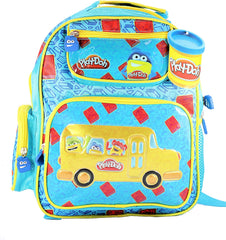 Play-Doh Junior Deluxe Padded School Bag / Backpack with 3 zipped pockets & bottle sleeve