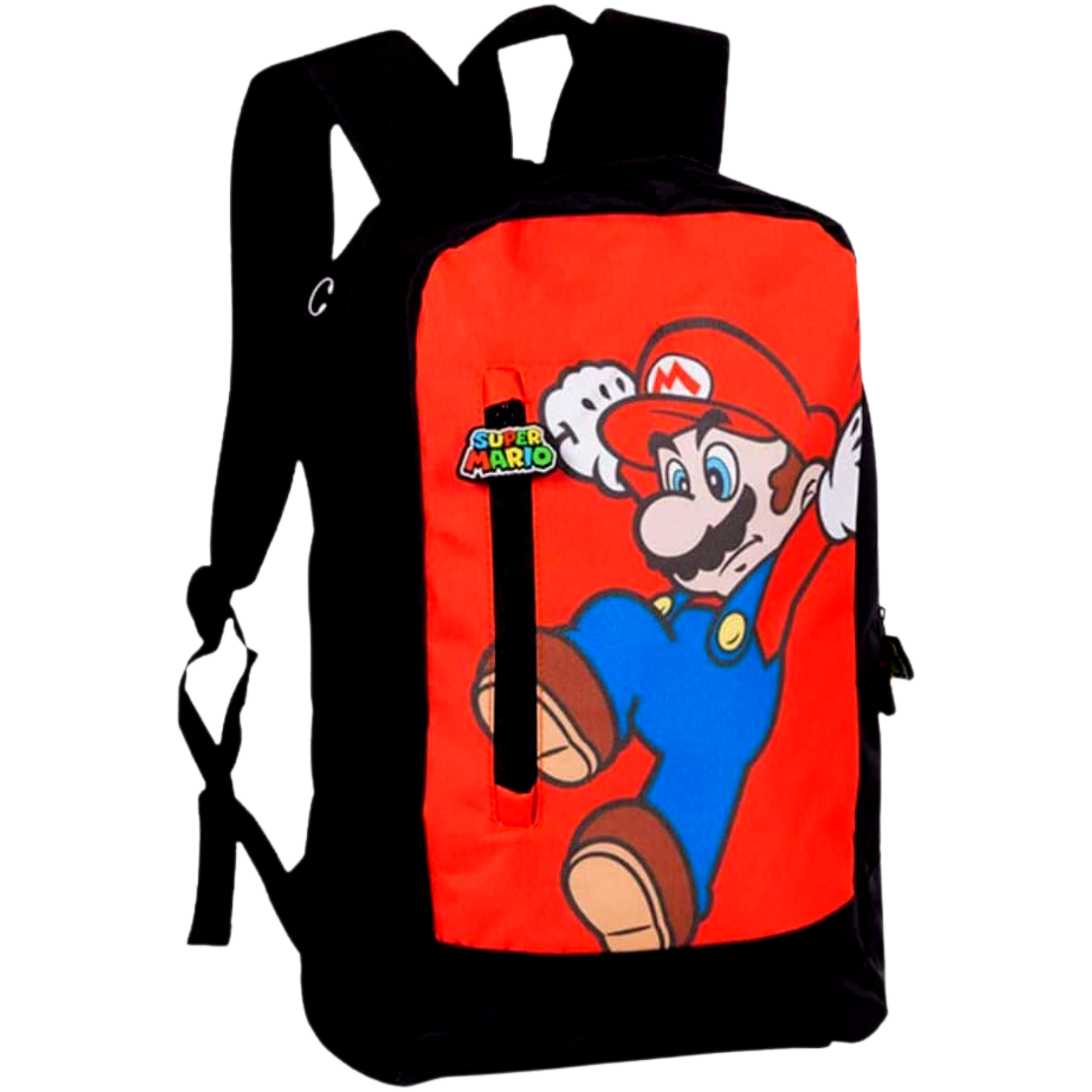 Super Mario Bros School Work Deluxe Padded Backpack Rucksack and Pencil Case