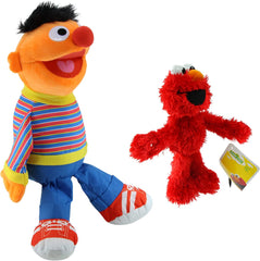 Sesame Street - Soft Plush Toys Set of 2 - Ernie & Elmo